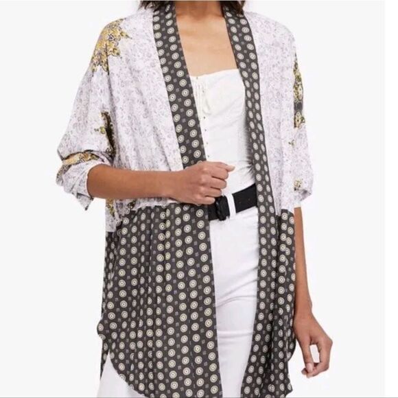 Free People Forget  me not kimono sz XS - Picture 1 of 7